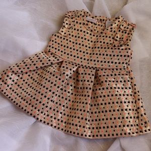 Kardashian Kids Newborn Metallic Dress